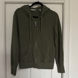 Peloton Olive Zip-Up Hoodie